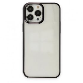 Alan Şanslı iPhone 14 Pro Max Element Siyah Silikon Kılıf