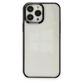 Alan Şanslı iPhone 14 Pro Max Element Siyah Silikon Kılıf