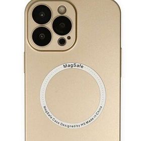 Alan Şanslı iPhone 14 Pro Max Jack Magneticsafe Lens Gold Silikon Kılıf