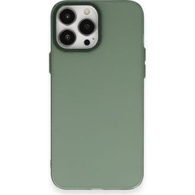 Alan Şanslı iPhone 14 Pro Modos Metal Kapak Koyu Yeşil Kılıf