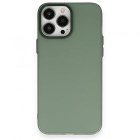 Alan Şanslı iPhone 14 Pro Modos Metal Kapak Koyu Yeşil Kılıf