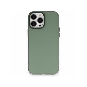 Alan Şanslı iPhone 14 Pro Modos Metal Kapak Koyu Yeşil Kılıf