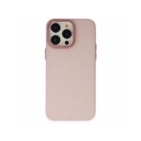 Alan Şanslı iPhone 14 Pro Modos Metal Kapak Pembe Kılıf