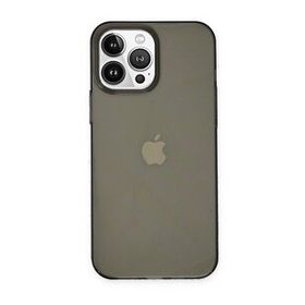 Alan Şanslı iPhone 14 Pro PC Sert Şeffaf Kapak Siyah Kılıf