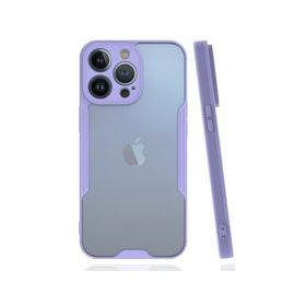 Alan Şanslı iPhone 14 Pro Platin Silikon Lila Kılıf