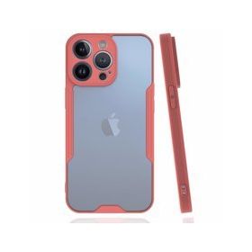 Alan Şanslı iPhone 14 Pro Platin Silikon Pembe Kılıf
