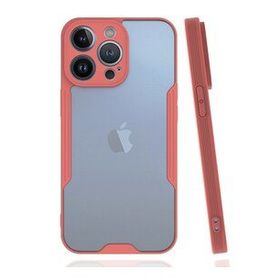 Alan Şanslı iPhone 14 Pro Platin Silikon Pembe Kılıf
