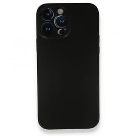 Alan Şanslı iPhone 14 Pro PP Ultra İnce Kapak Siyah Kılıf