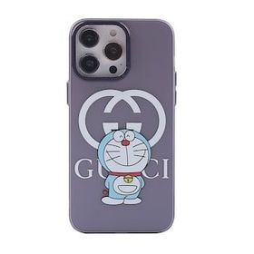 Alan Şanslı iPhone 14 Pro Prada Mor 3 Cep Telefonu Kılıfı