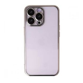 Alan Şanslı iPhone 14 Pro Razer Lensli Silikon Gold Kılıf