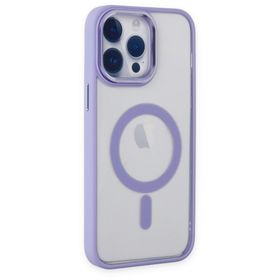 Alan Şanslı iPhone 14 Pro Room Magneticsafe Lila Silikon Kılıf