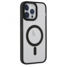 Alan Şanslı iPhone 14 Pro Room Magneticsafe Siyah Silikon Kılıf