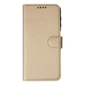 Alan Şanslı iPhone 14 Pro Trend S Plus Kapaklı Gold Kılıf