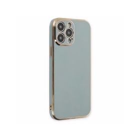 Alan Şanslı iPhone 14 Pro Volet Silikon Açık Yeşil Kılıf