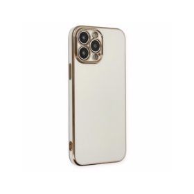 Alan Şanslı iPhone 14 Pro Volet Silikon Beyaz Kılıf