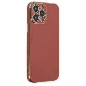 Alan Şanslı iPhone 14 Pro Volet Silikon Kırmızı Kılıf