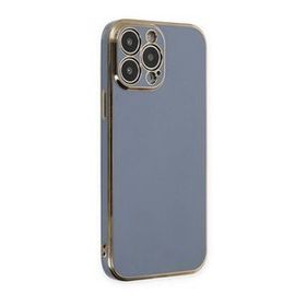 Alan Şanslı iPhone 14 Pro Volet Silikon Mavi Kılıf
