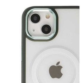 Alan Şanslı iPhone 14 Room Magneticsafe Köknar Yeşili Silikon Kılıf