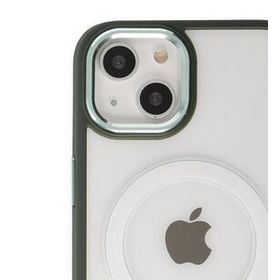 Alan Şanslı iPhone 14 Room Magneticsafe Köknar Yeşili Silikon Kılıf