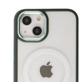Alan Şanslı iPhone 14 Room Magneticsafe Köknar Yeşili Silikon Kılıf