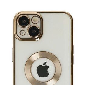 Alan Şanslı iPhone 14 Slot Gold Silikon Kılıf