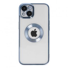Alan Şanslı iPhone 14 Slot Sierra Blue Silikon Kılıf