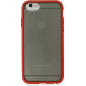 Alan Şanslı iPhone 6 Montreal Kırmızı Silikon Kapak Kılıf