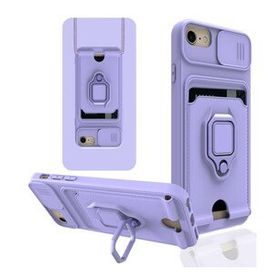 Alan Şanslı iPhone 6 Zuma Kartvizitli Yüzüklü Lila Silikon Kılıf
