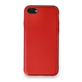 Alan Şanslı iPhone 7 Coco Kırmızı Deri Silikon Kapak Kılıf