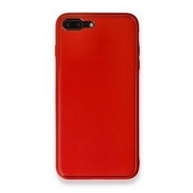 Alan Şanslı iPhone 7 Plus Coco Kırmızı Deri Silikon Kapak Kılıf