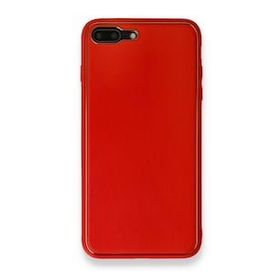 Alan Şanslı iPhone 7 Plus Coco Kırmızı Deri Silikon Kapak Kılıf