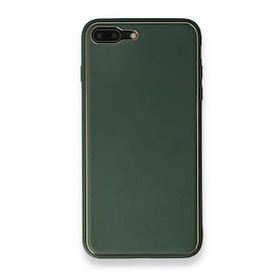 Alan Şanslı iPhone 7 Plus Coco Yeşil Deri Silikon Kapak Kılıf