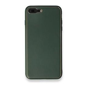 Alan Şanslı iPhone 7 Plus Coco Yeşil Deri Silikon Kapak Kılıf