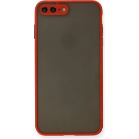 Alan Şanslı iPhone 7 Plus Montreal Kırmızı Silikon Kapak Kılıf