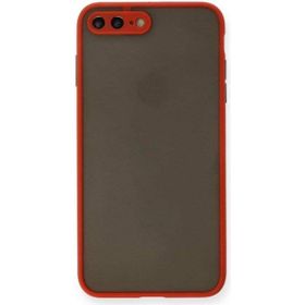 Alan Şanslı iPhone 7 Plus Montreal Kırmızı Silikon Kapak Kılıf