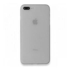 Alan Şanslı iPhone 7 Plus PP Ultra İnce Kapak Beyaz Cep Telefonu Kılıfı