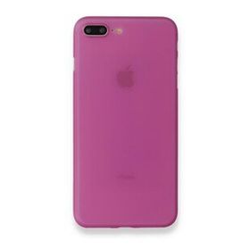 Alan Şanslı iPhone 7 Plus PP Ultra İnce Kapak Pembe Cep Telefonu Kılıfı