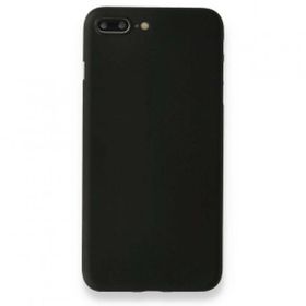 Alan Şanslı iPhone 7 Plus PP Ultra İnce Kapak Siyah Cep Telefonu Kılıfı