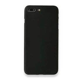 Alan Şanslı iPhone 7 Plus PP Ultra İnce Kapak Siyah Cep Telefonu Kılıfı