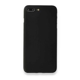 Alan Şanslı iPhone 7 Plus PP Ultra İnce Kapak Siyah Cep Telefonu Kılıfı