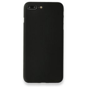 Alan Şanslı iPhone 7 Plus PP Ultra İnce Kapak Siyah Cep Telefonu Kılıfı