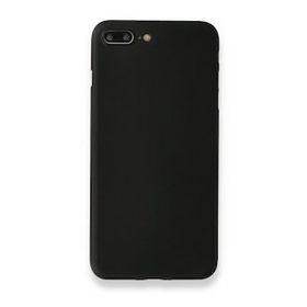 Alan Şanslı iPhone 7 Plus PP Ultra İnce Kapak Siyah Cep Telefonu Kılıfı