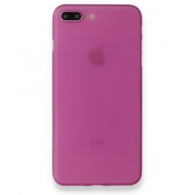 Alan Şanslı iPhone 8 Plus PP Ultra İnce Kapak Pembe Kılıf