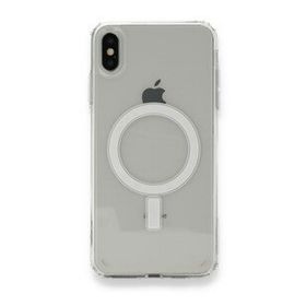 Alan Şanslı iPhone X Magneticsafe Şeffaf Silikon Şeffaf Kılıf