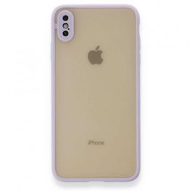 Alan Şanslı iPhone X Montreal Mor Silikon Kapak Kılıf