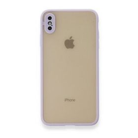 Alan Şanslı iPhone X Montreal Mor Silikon Kapak Kılıf