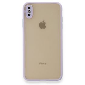 Alan Şanslı iPhone X Montreal Mor Silikon Kapak Kılıf