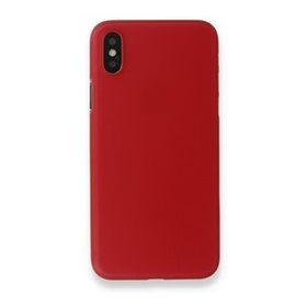 Alan Şanslı iPhone X PP Ultra İnce Kapak Kırmızı Kılıf