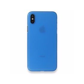 Alan Şanslı iPhone X PP Ultra İnce Kapak Mavi Kılıf