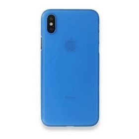 Alan Şanslı iPhone X PP Ultra İnce Kapak Mavi Kılıf